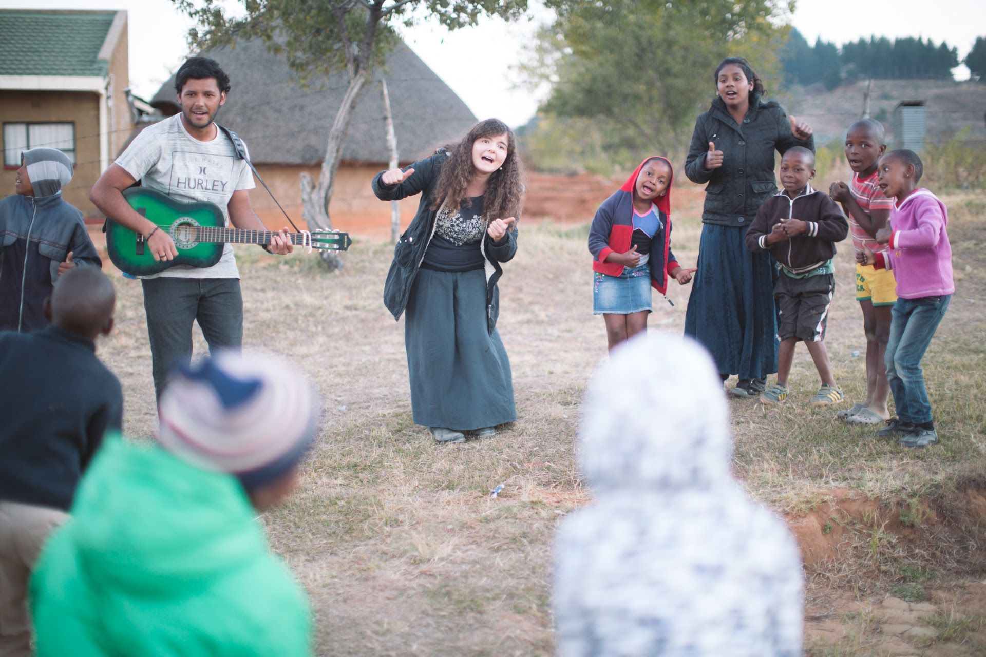 People sharing the good news in Lesotho. Lesotho is a small mountainous country completely surrounded by South Africa. Photo by Doseong Park.