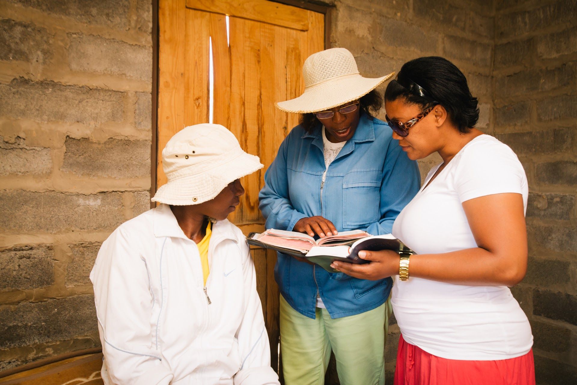People sharing the good news in Lesotho. Lesotho is a small mountainous country completely surrounded by South Africa. Photo by Doseong Park.