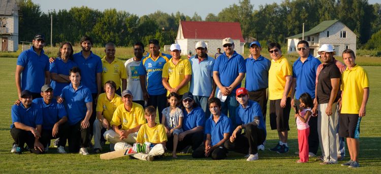 Playing cricket to reach the next generation in Ukraine.