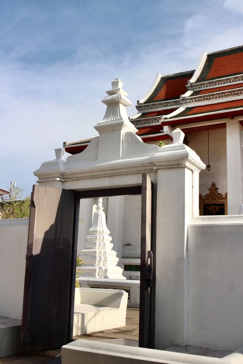 Royal Buddhist Temple Wat Thepthidaram in Bangkok, Thailand founded in the 19th century by a king in honour of his daughter. Wat Thepthidaram means the temple of the celestial daughter. Photo by Ploy Premananda.