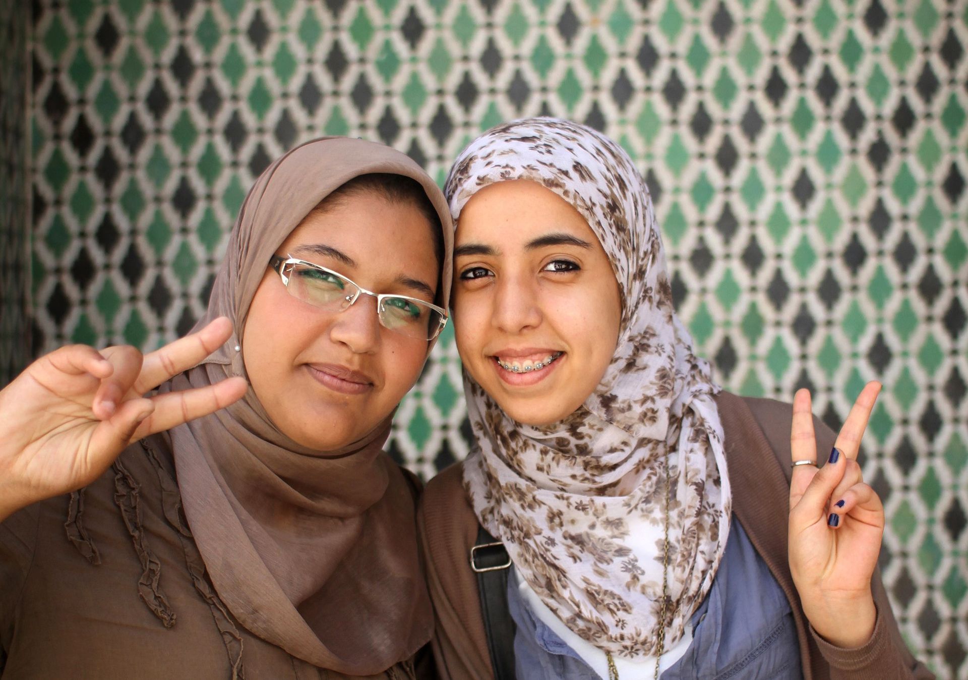 OM short-termer outreach participants met friendly locals in North Africa.  
Photo by Kathryn Berry