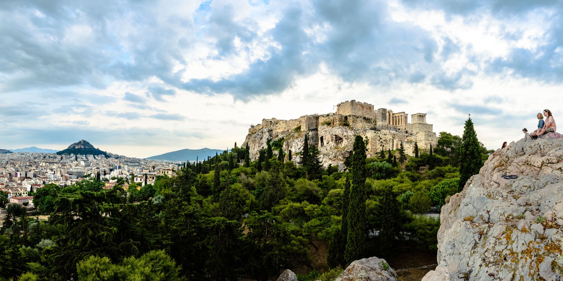 View of the beautiful city Athens, Greece