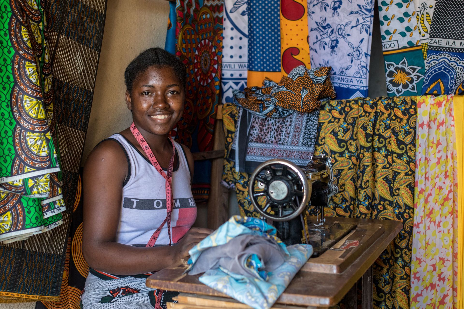 Everyday life in a Tanzanian village.