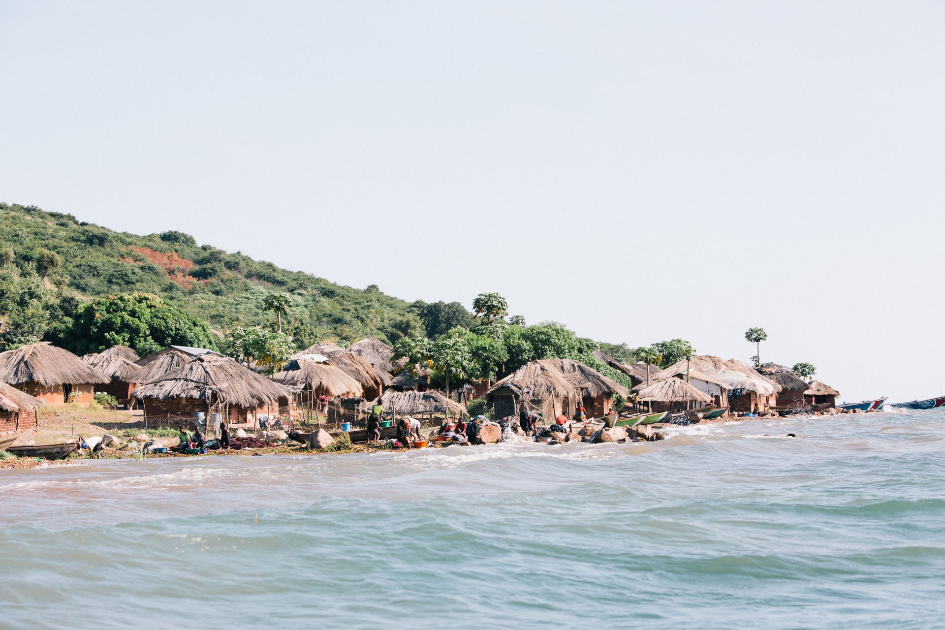 Next to shore Kapembwa village. Photo by Doseong Park