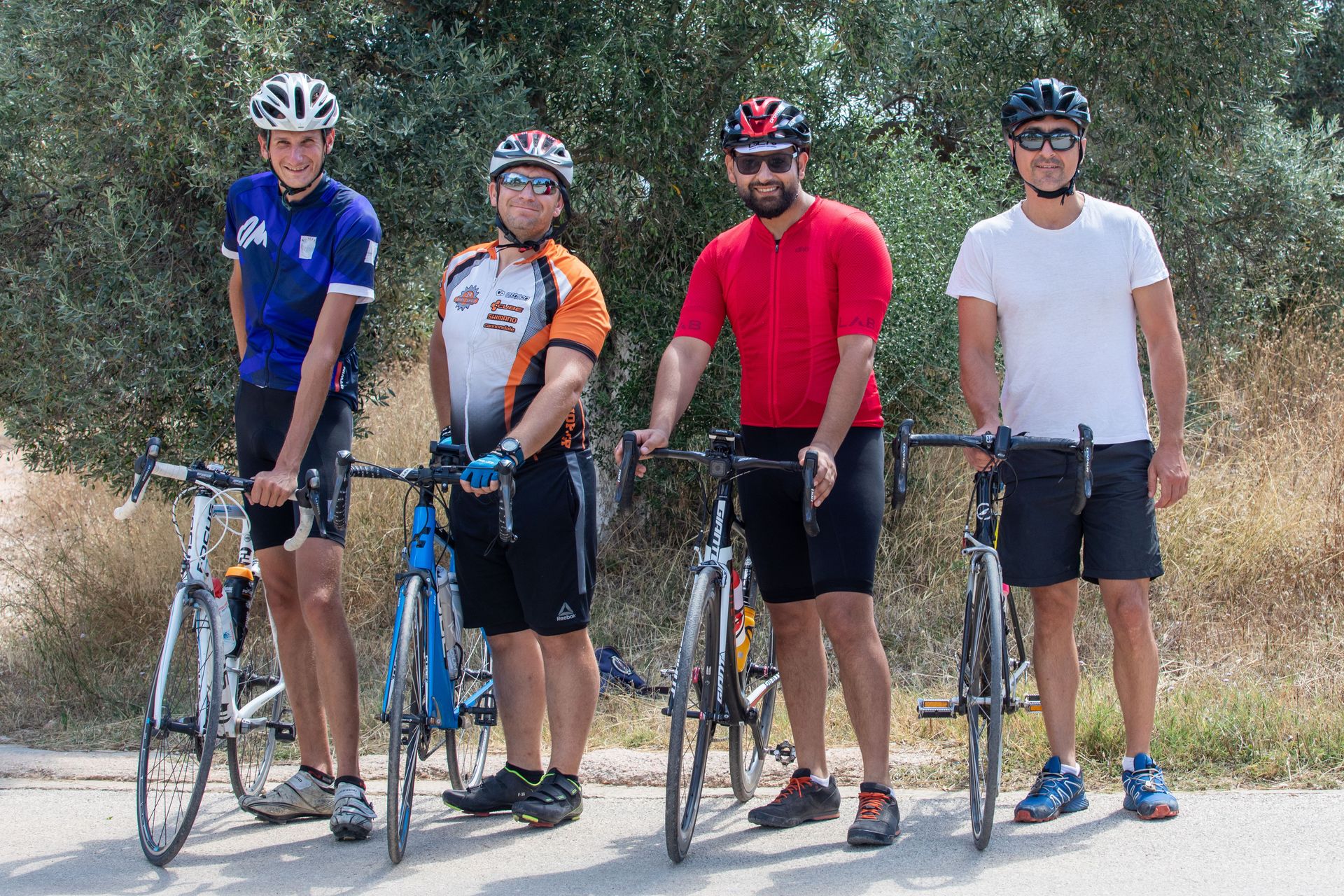 The cycling team at Transform cycled an average of 90km a day through Greece. The team prayed for the country and the individuals they met along the routes. Photo by Rebecca Rempel