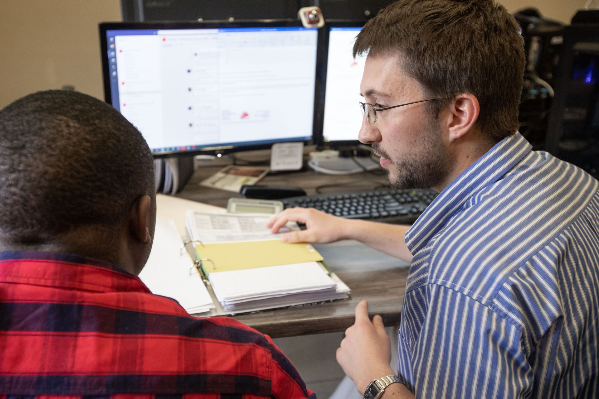 Juan is an accountant from South Africa who is using his skills to serve God in missions. Photo by Rebecca Rempel