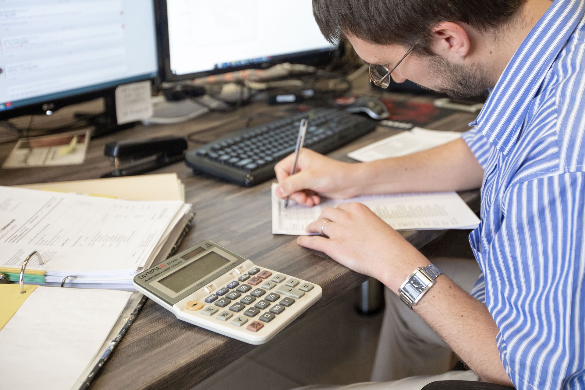 Juan is an accountant from South Africa who is using his skills to serve God in missions. Photo by Rebecca Rempel