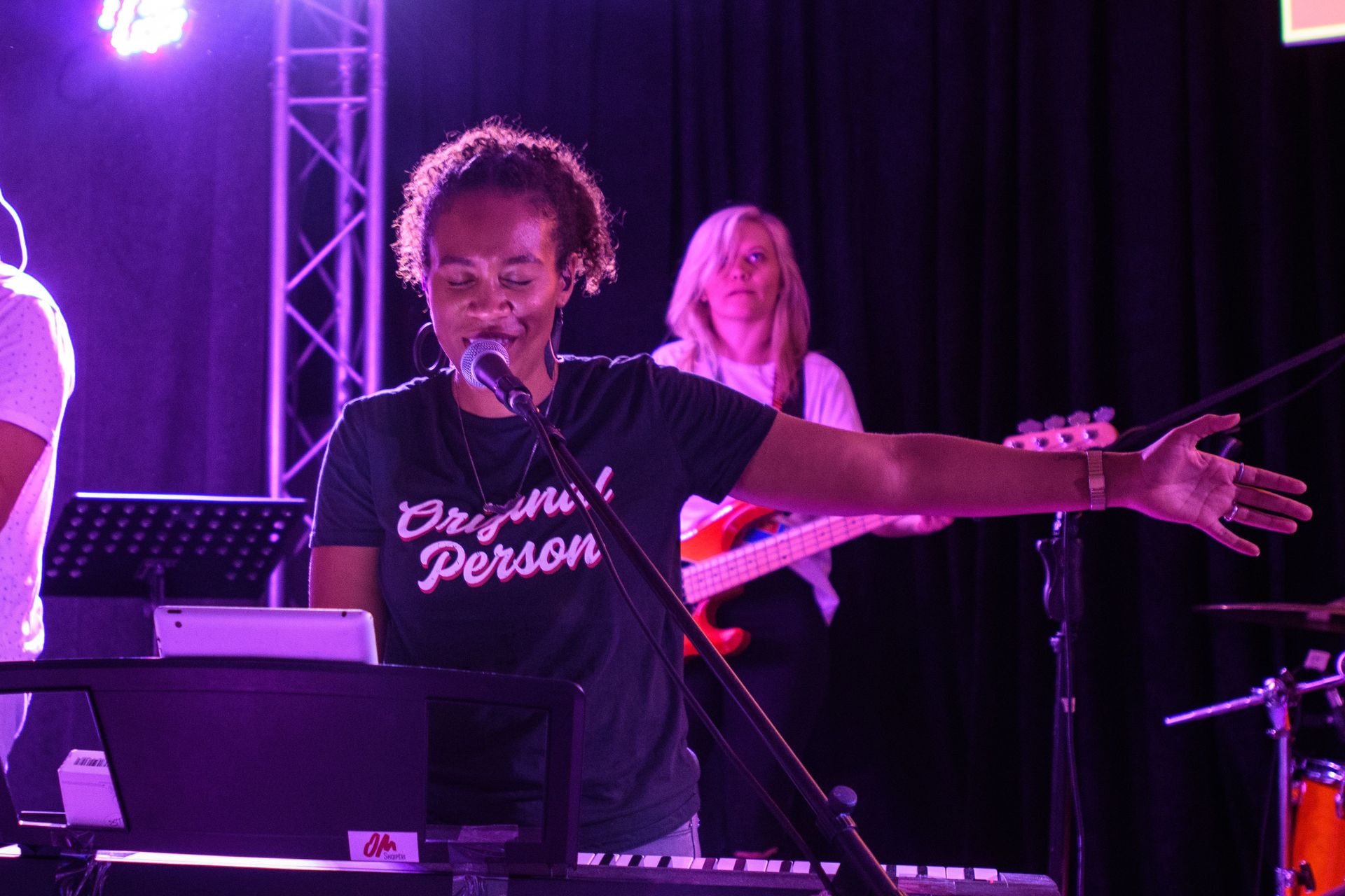 Worship through music. Photo by Garrett N.