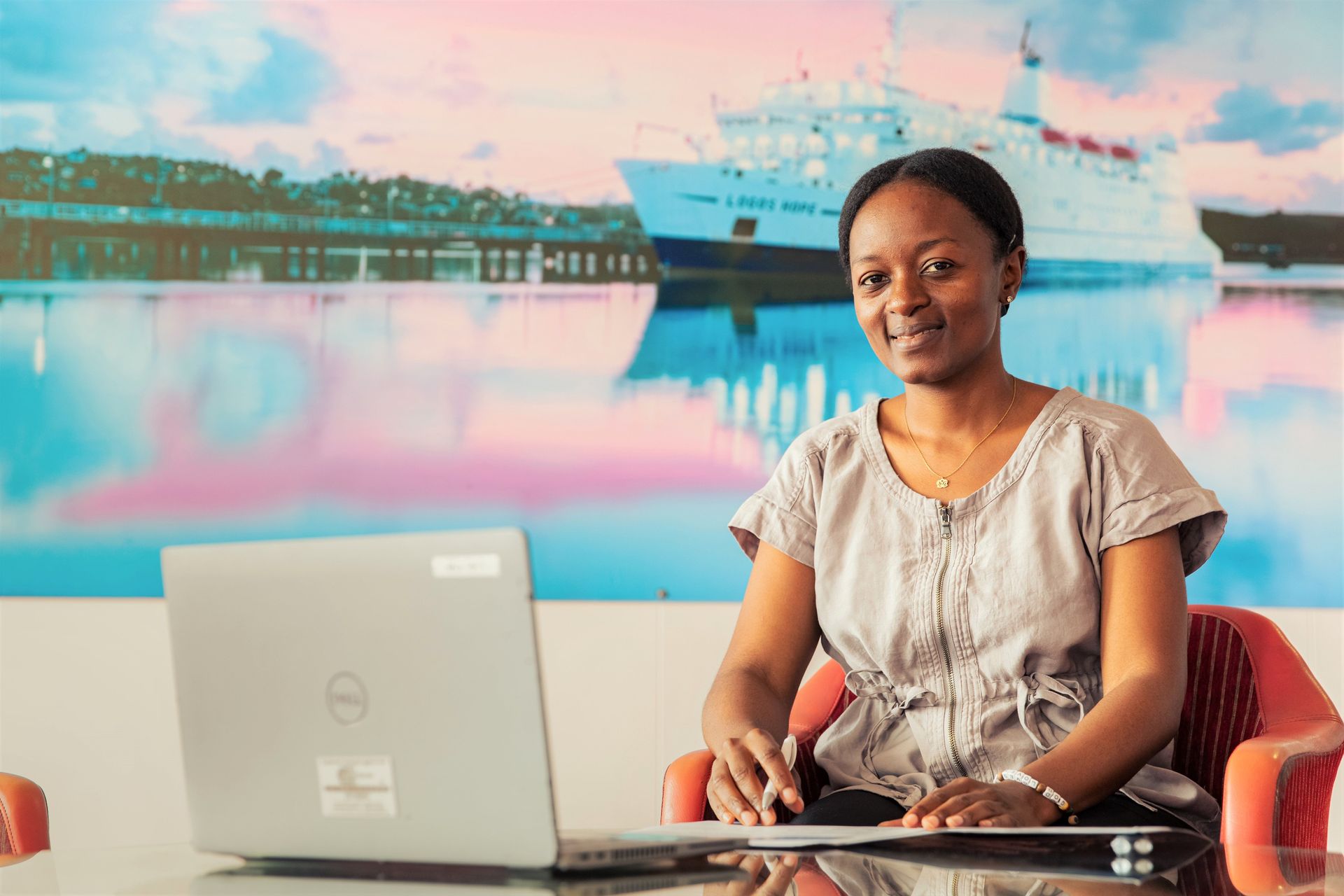 Ivanova, professional writer on board Logos Hope.