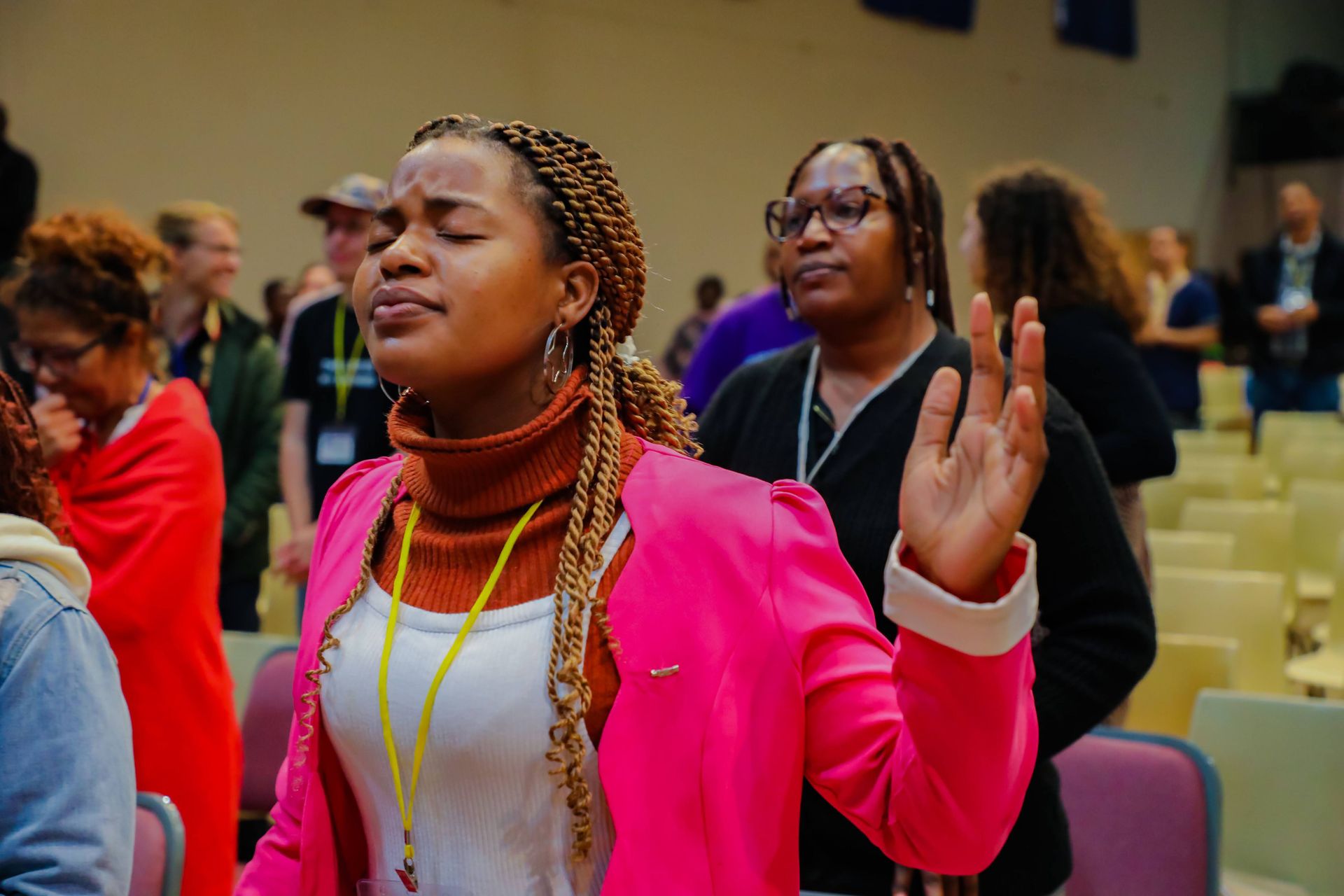 Praise and worship during Love Africa conference in Zambia. Photo by Chris Zuze.