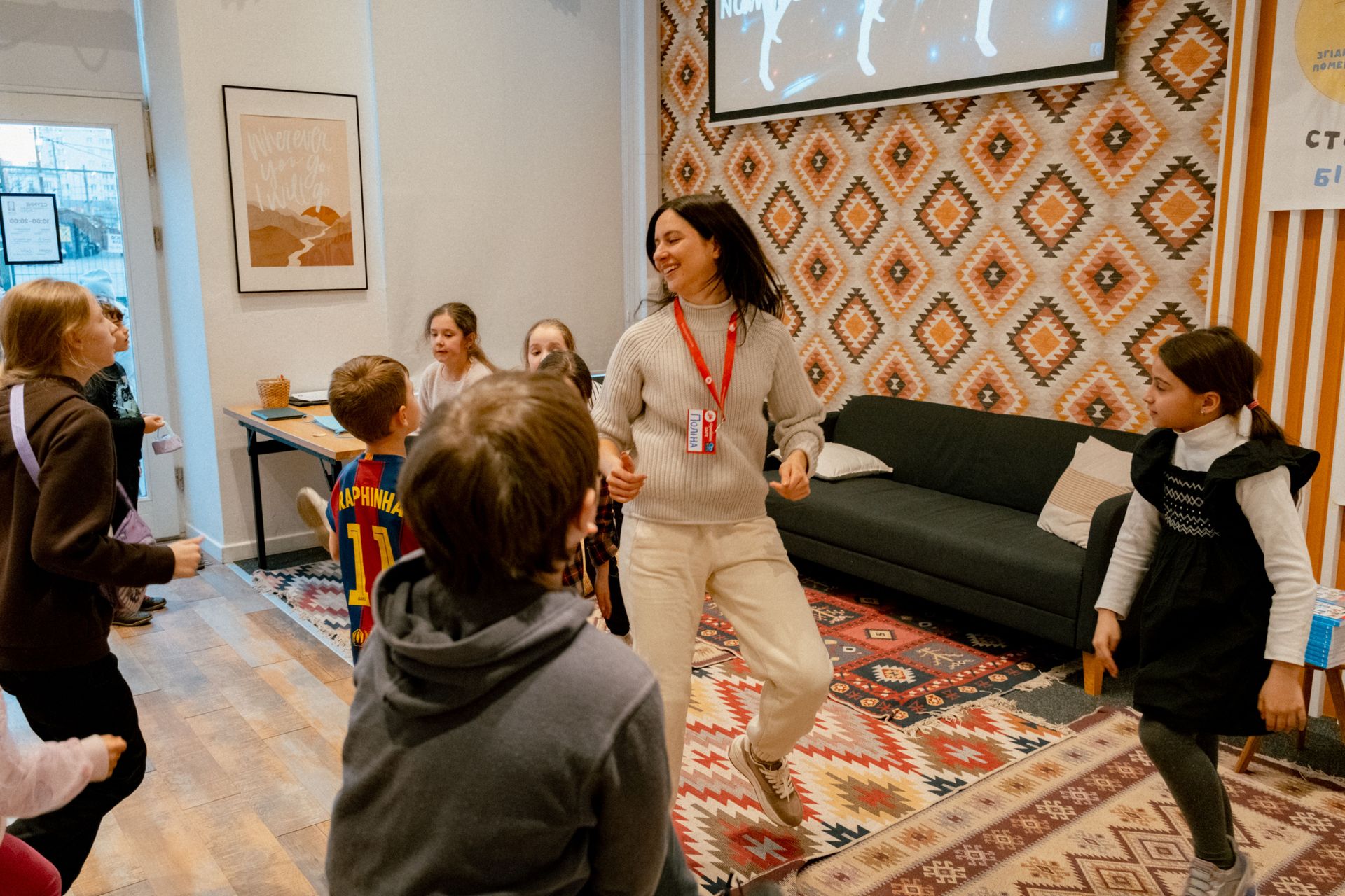 Children take part in a special OpSAFE programme for Easter at OM's community centre in Warsaw, learning about Jesus death and resurrection through fun activities. Photo by Daniel Bates